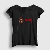 Presmono Siyah Cool Dexter Kadın T-Shirt