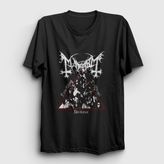 Presmono Siyah Darkness Mayhem Kadın T-Shirt