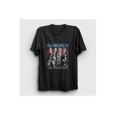 Presmono Siyah Go Ramones Unisex T-Shirt