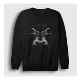 Presmono Siyah Hollow Alice in Chains Unisex Sweatshirt