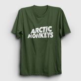 Presmono Siyah Logo Arctic Monkeys Kadın T-shirt