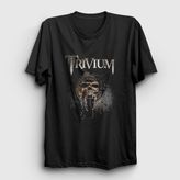 Presmono Skull Trivium Siyah Unisex T-Shirt