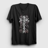 Presmono Skulls Black Sabbath Kadın T-shirt