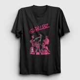 Presmono Stage Gorillaz Siyah Unisex T-Shirt