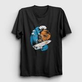 Presmono Surfer Skeleton Unisex T-shirt