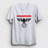 Presmono Unisex Eagle Rammstein Beyaz T-Shirt