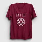 Presmono Unisex Logo Him Siyah T-Shirt