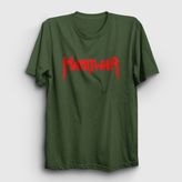 Presmono Unisex Logo Manowar Haki T-Shirt