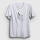 Presmono Unisex Stop Thinking Beyaz T-Shirt