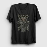 Presmono Viking Machine Head Siyah Unisex T-shirt
