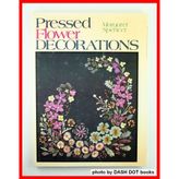 Pressed flower decorations