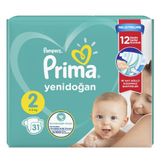 Prima Aktif Bebek No:2 Mini 31 Adet Bebek Bezi