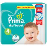 Prima Aktif Bebek No:4 Maxi Bebek Bezi