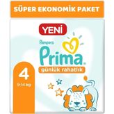 Prima Günlük Rahatlık No:4 Maxi Bebek Bezi