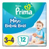 Prima Mayo No:3-4 12 Adet Bebek Bezi