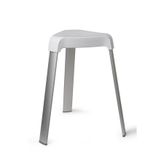 Prima Nova Banyo Taburesi Alüminyum Gri