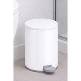 Primanova Compact 3 Lt Banyo Mutfak Ofis Çelik Çöp Kovası - Beyaz