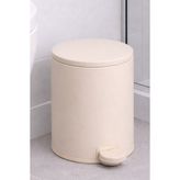 Primanova Compact 3 Lt Banyo Mutfak Ofis Çelik Çöp Kovası - Mat Bej