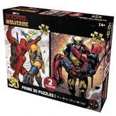 Prime 3D - Marvel Deadpool - 300 Parça İkili Puzzle