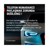 Prime Akıllı Qr Numaratör - Araç Oto Parkmatik - -- - 000-Siyah