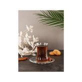 Prime Çay Bardağı Çay Takımı Seti 12 Parça Çay Seti 6 Kişilik - 0 - Siyah - Option-1