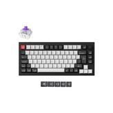 Prime Keychron Q1 Hall-Effect%75 Rgb Türkçe Switch Kablosuz Siyah Beyaz Mekanik Klavye - Option-1 - 001-Renkli