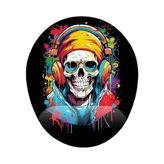 Prime Kurukafa Skull Mouse Pad - Option-1 - 0002 - Beyaz