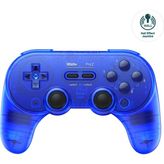 Prime Life Pro 2 Bluetooth Controller With Hall Effect Joysticks, 2 Pro Back Paddle Buttons, Wireless Gaming Controller For Switch/switch 2, Pc, Android, And Steam Deck & Apple(Transparent Blue Edition)