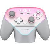 Prime Life Super Nova Wireless Gaming Controller For Pc/switch/ios/android, Hall Effect Stick & Trigger, Rubberized Grips, Rgb Lighting, Swappable Abxy, Detachable Faceplate, 1000MAH With Charging Dock