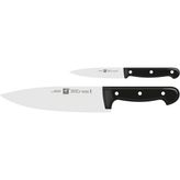 Prime Life Twin Chef 2 Bıçak Set, Paslanmaz Çelik, Siyah