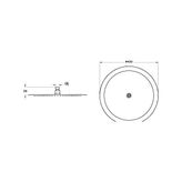 Prime Lite Lc A45646 Duş Başlığı 40 cm Krom - Option-1