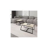 Prime Minimal 2'li Orta Sehpa Traverten, Bej