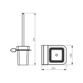 Prime Penta PV4613 Viola Klozet Fırçalığı - Option-1
