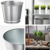 Prime Saksı Paslanmaz Çelik Bitki Saksısı Boyanabilir 9cm
