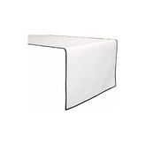 Prime Siyah Biyeli Runner 45X150 Cm, Beyaz