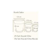 Prime Terracotta Konik Saksı+Tabak • No.03 (Orta)