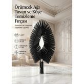 Primeaks Örümcek Ağı Temizleme Fırçası Sapsız Tavan Köşe ve Avize Toz Alma Fırçası