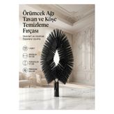 Primeaks Titiz Örümcek Ağı Temizleme Fırçası Sapsız Tavan Köşe ve Avize Toz Alma Fırçası