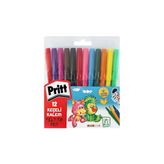 Pritt Keçeli Boya Kalemi 12 Renk 1 Adet