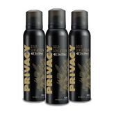 Privacy Gold 3x150 ML Men Deodorant