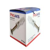 PROAKS PUL BAŞLI VİDA+8MM DÜBEL SETİ (100 ADET) 5 PAKET