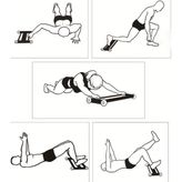 Prodips Glute Ham Ab Roller Red Model