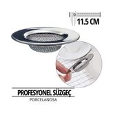 Profesyonel 11,50 cm Çap Lavabo Süzgeci