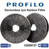 Profilo DVE6G560 12009727 Davlumbaz İçin Karbon Filtre