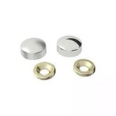 Proithalat Vida Kapama Kapağı 20 mm, Krom - 10 Adet
