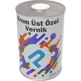 Prokem Solvent Bazlı Krom Üst Özel Vernik 1 litre - Şeffaf