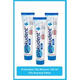 Prokudent Diş Macunu 3X125 ml - Beyaz