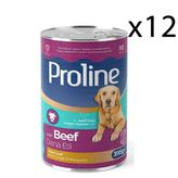 Proline 12x395 gr Parça Dana Etli Ezme Yetişkin Köpek Konservesi