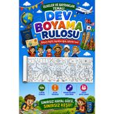 Proll Ülke ve Bayrakları Dev Boyama Kağıdı 2 Metre