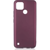 Prolysus Realme C21 Yumuşak Silikon Kılıf - Mürdüm